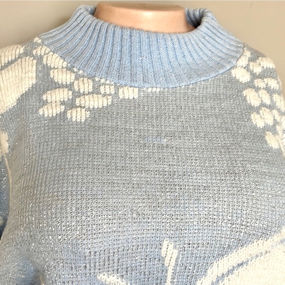 Vintage Metallic Butterfly Sweater - Picture 3 of 4